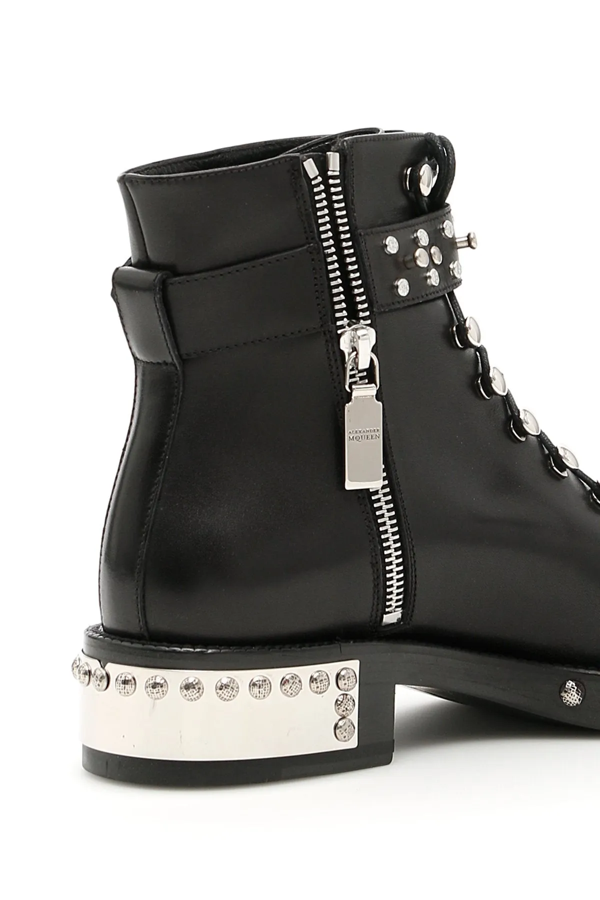 Alexander McQueen Toe Cap Studded Boots