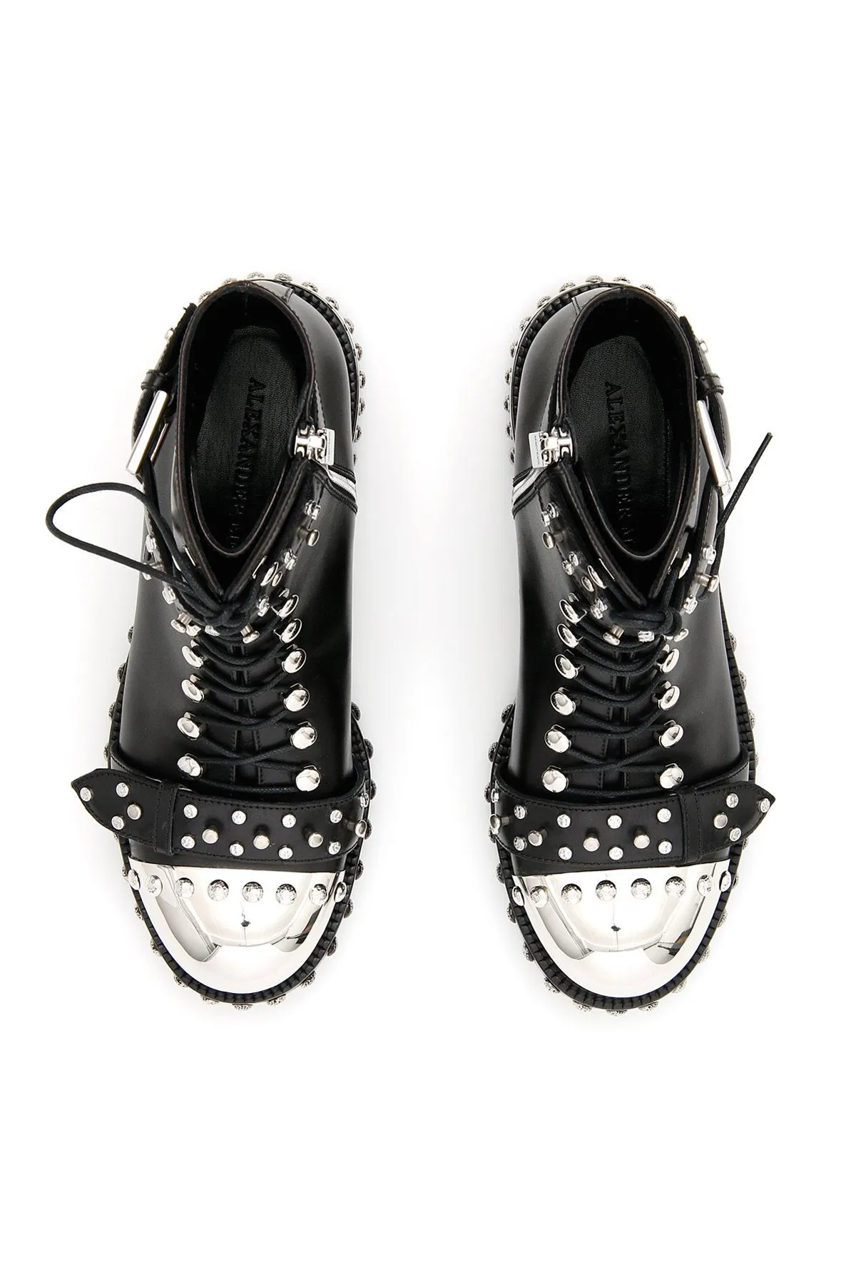Alexander McQueen Toe Cap Studded Boots