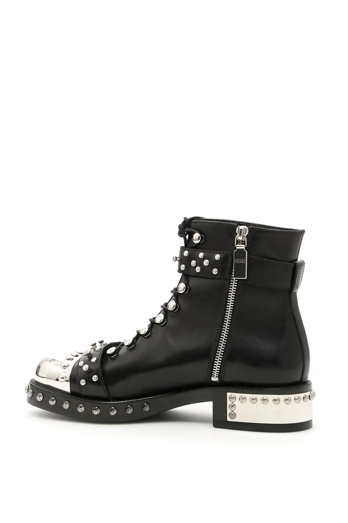 Alexander McQueen Toe Cap Studded Boots