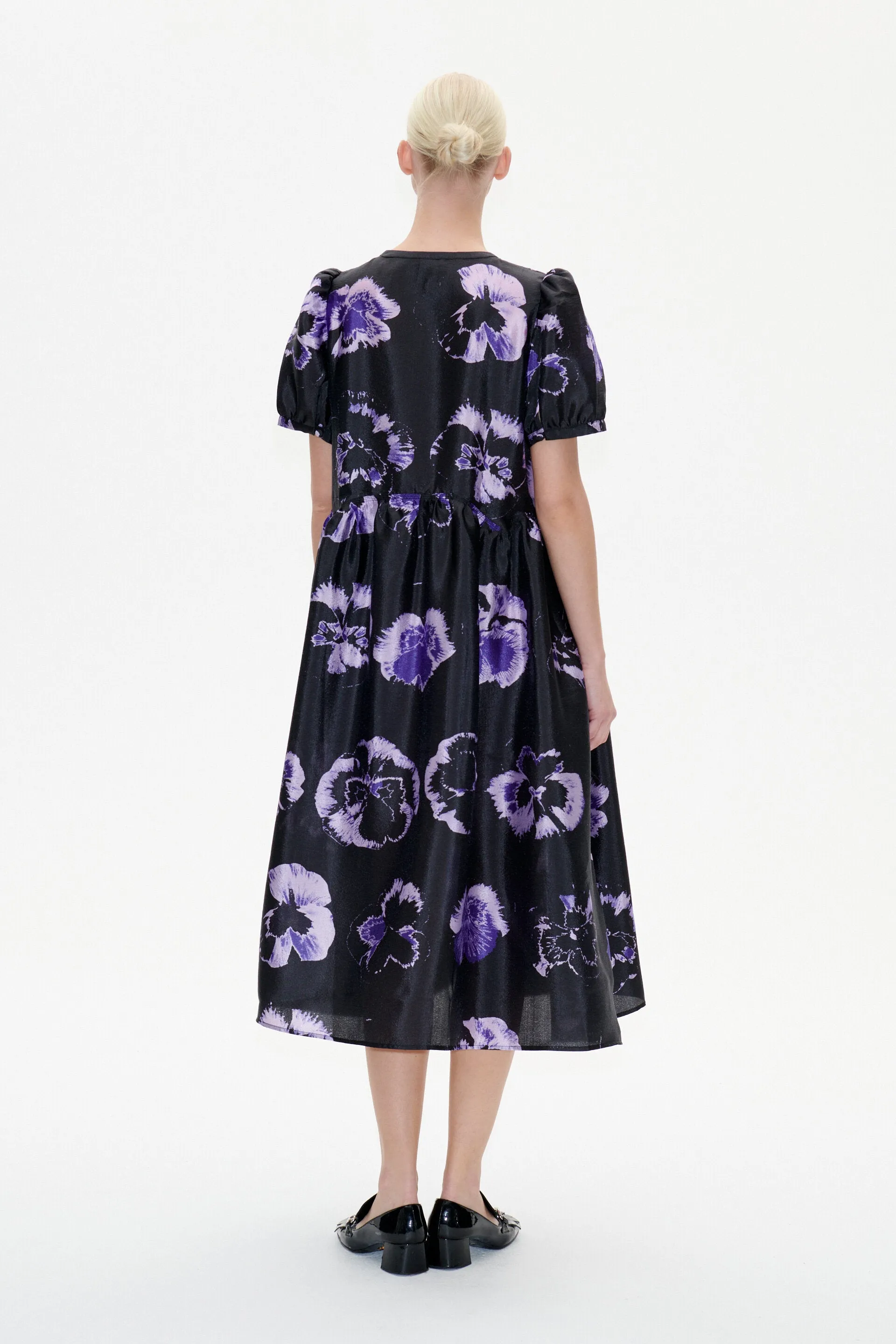 Artemis Dress Purple Pansy
