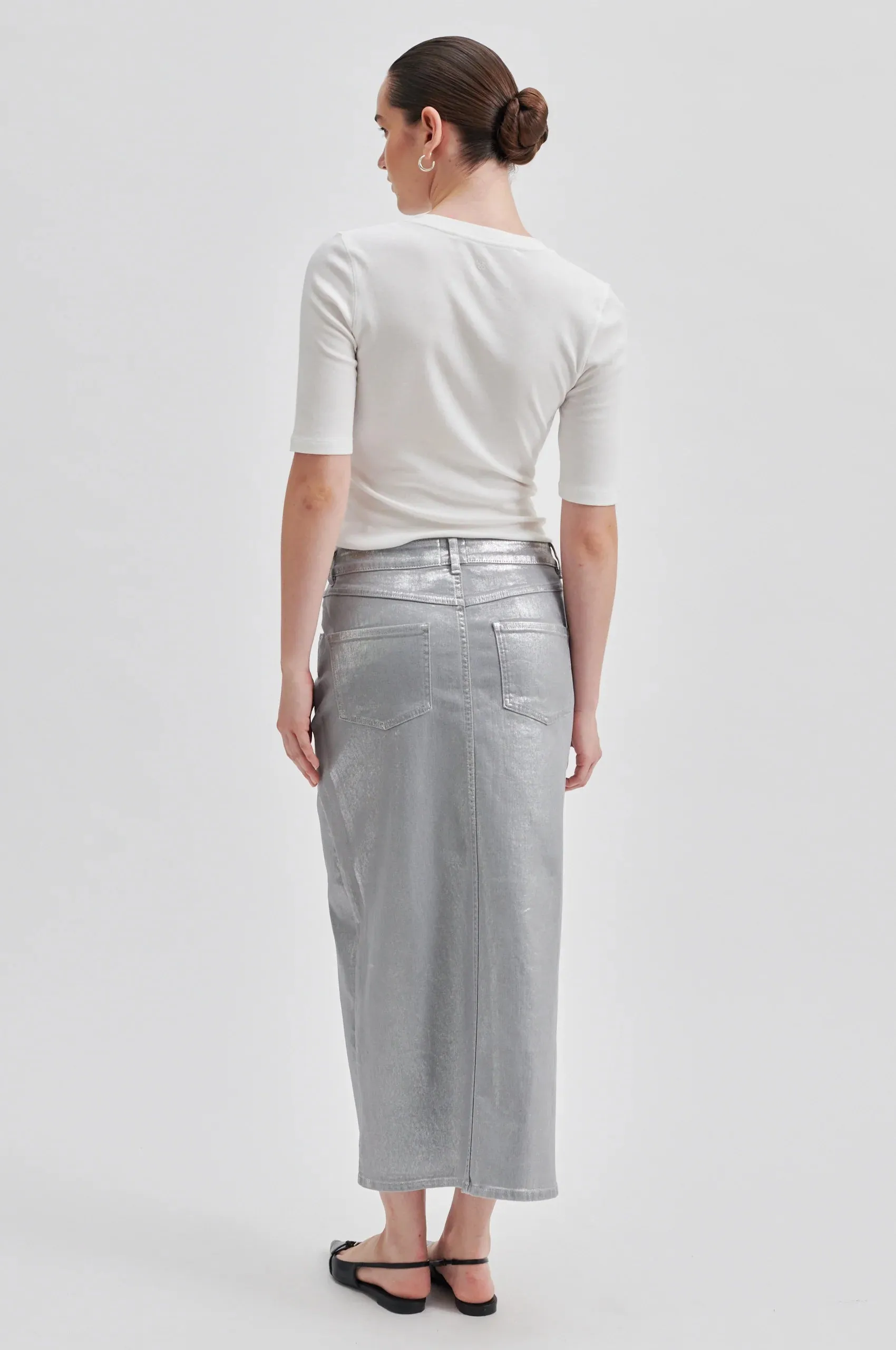 Aspect Skirt Silver