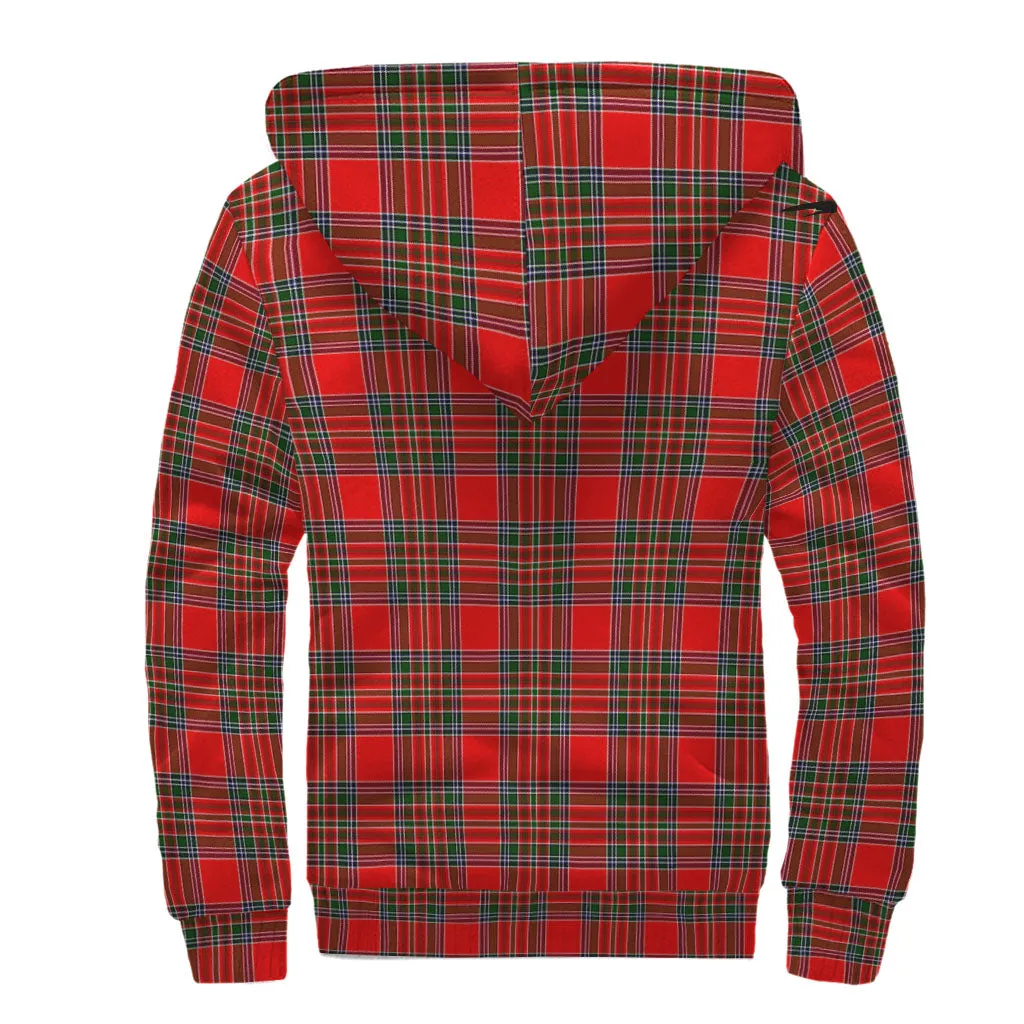 Binning Tartan Sherpa Hoodie with Family Crest