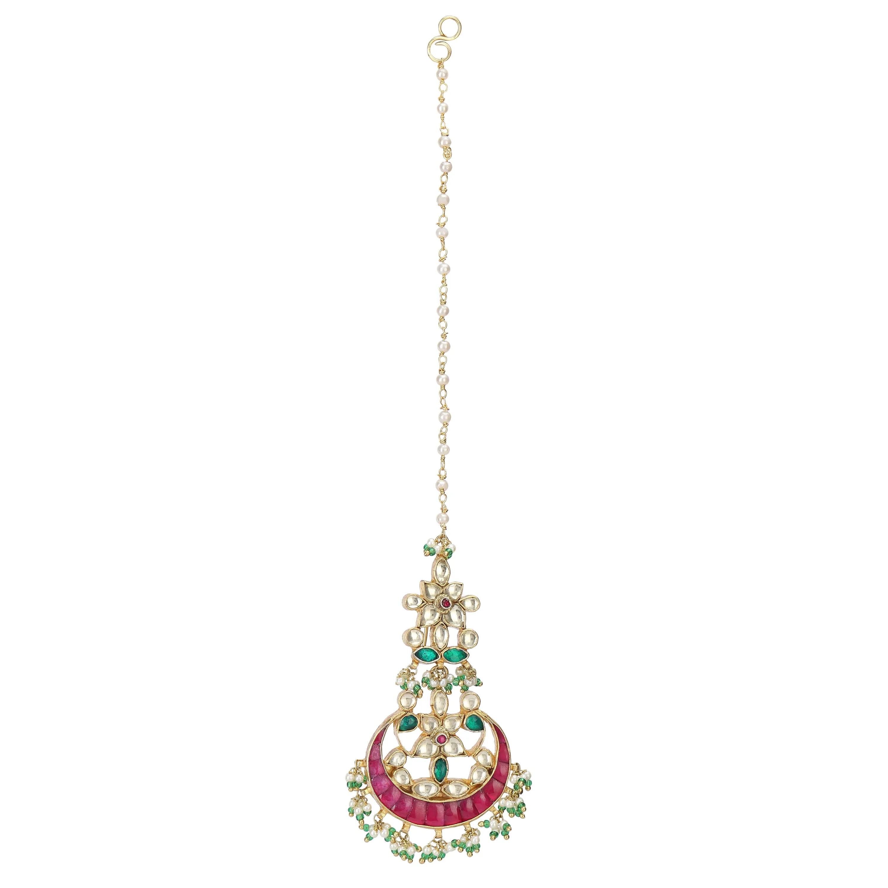 CHANDA KUNDAN FIZA EARRING