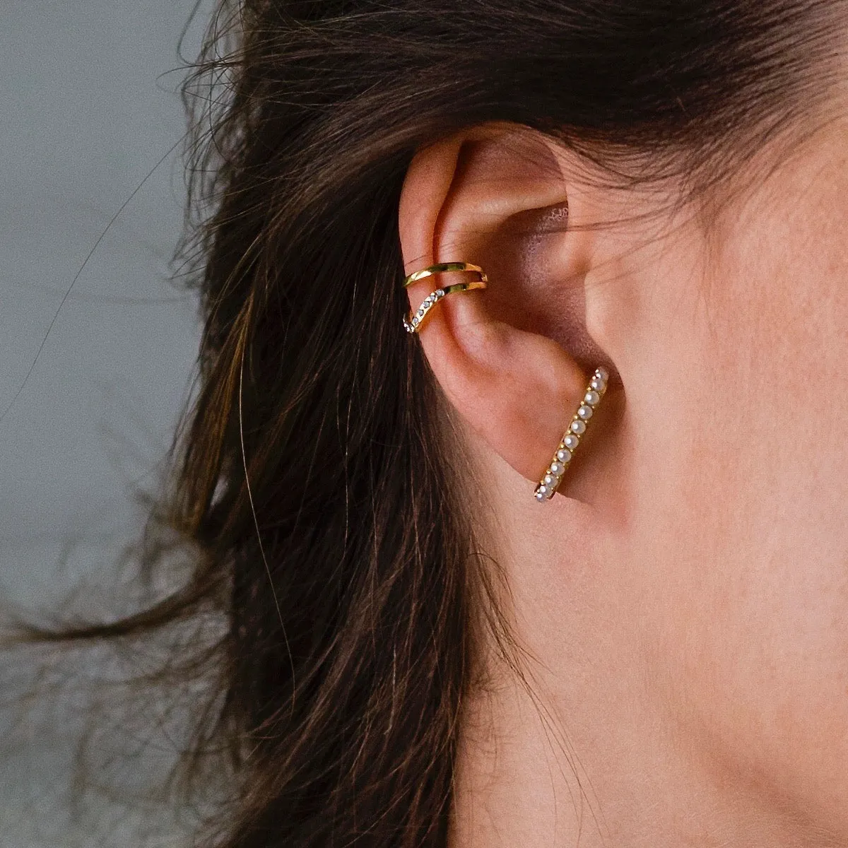 Chevron Double Ear Cuff