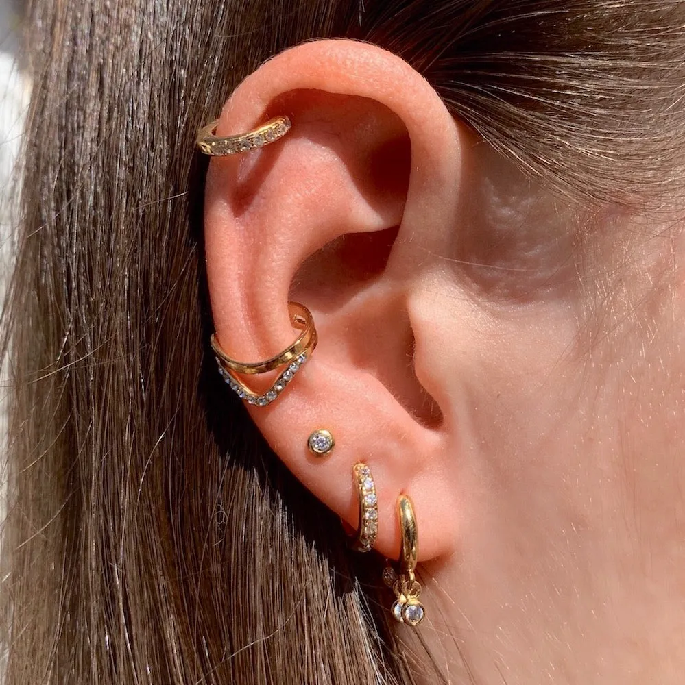 Chevron Double Ear Cuff