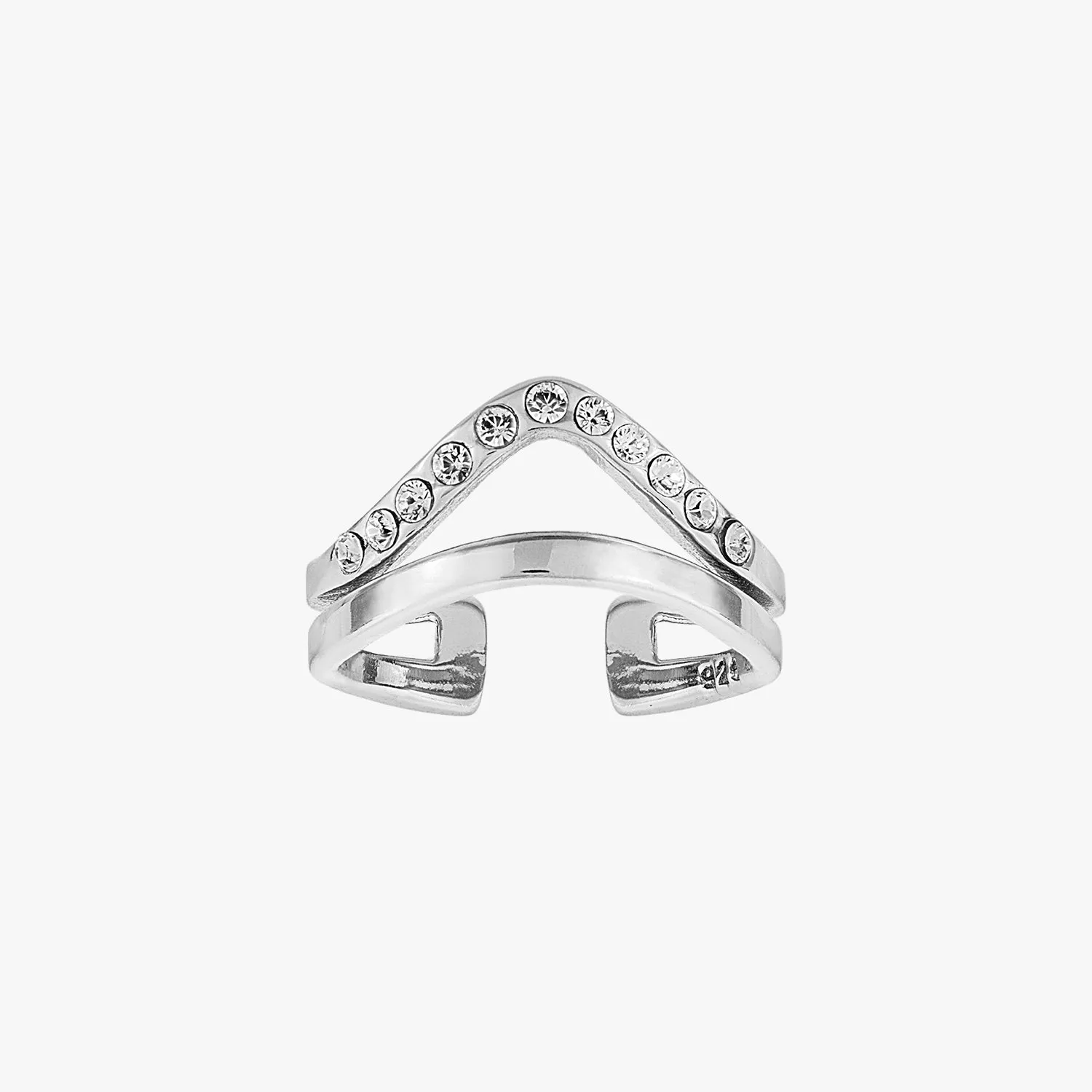 Chevron Double Ear Cuff