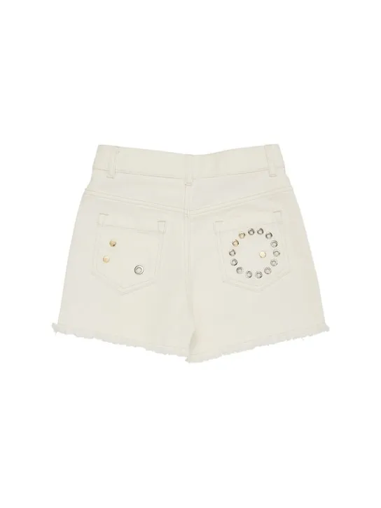 Chloé   Studded denim shorts 