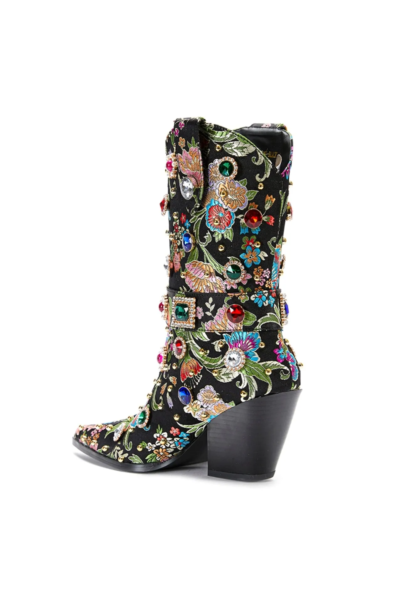 DILIGENT-BLACK WESTERN BOOTIE
