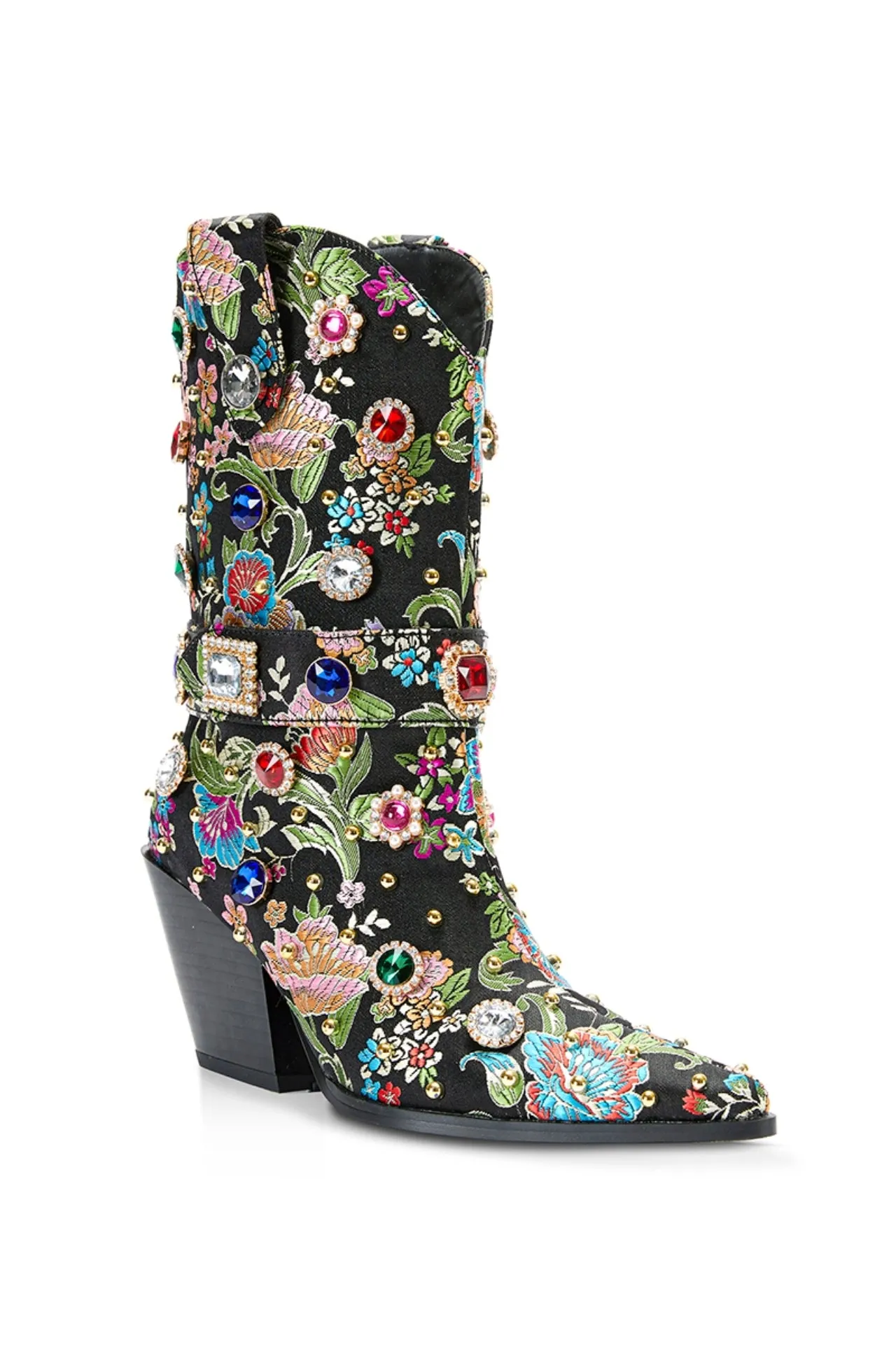 DILIGENT-BLACK WESTERN BOOTIE