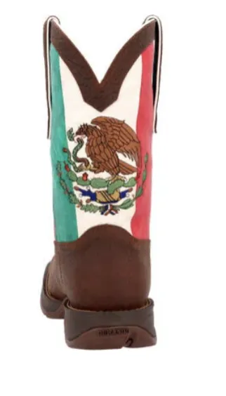 DURANGO MENS REBEL STEEL TOE MEXICO FLAG WESTERN BOOT STYLE DDB0431