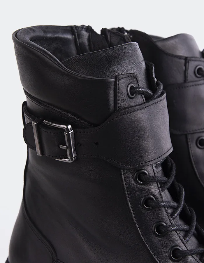 Flensburg Black Leather