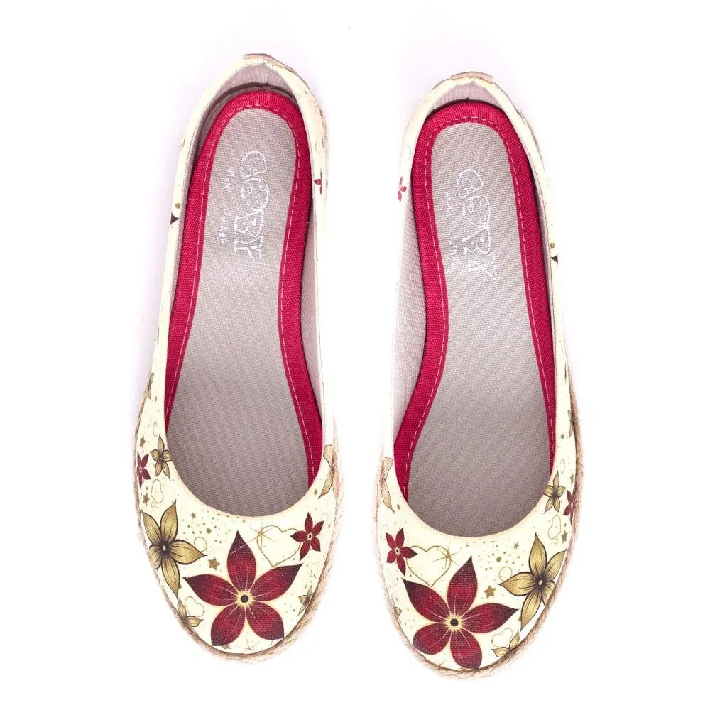 Flowers Ballerinas Shoes FBR1203