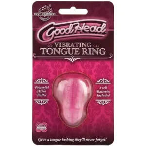 Goodhead Vibrating Tongue Ring - Pink