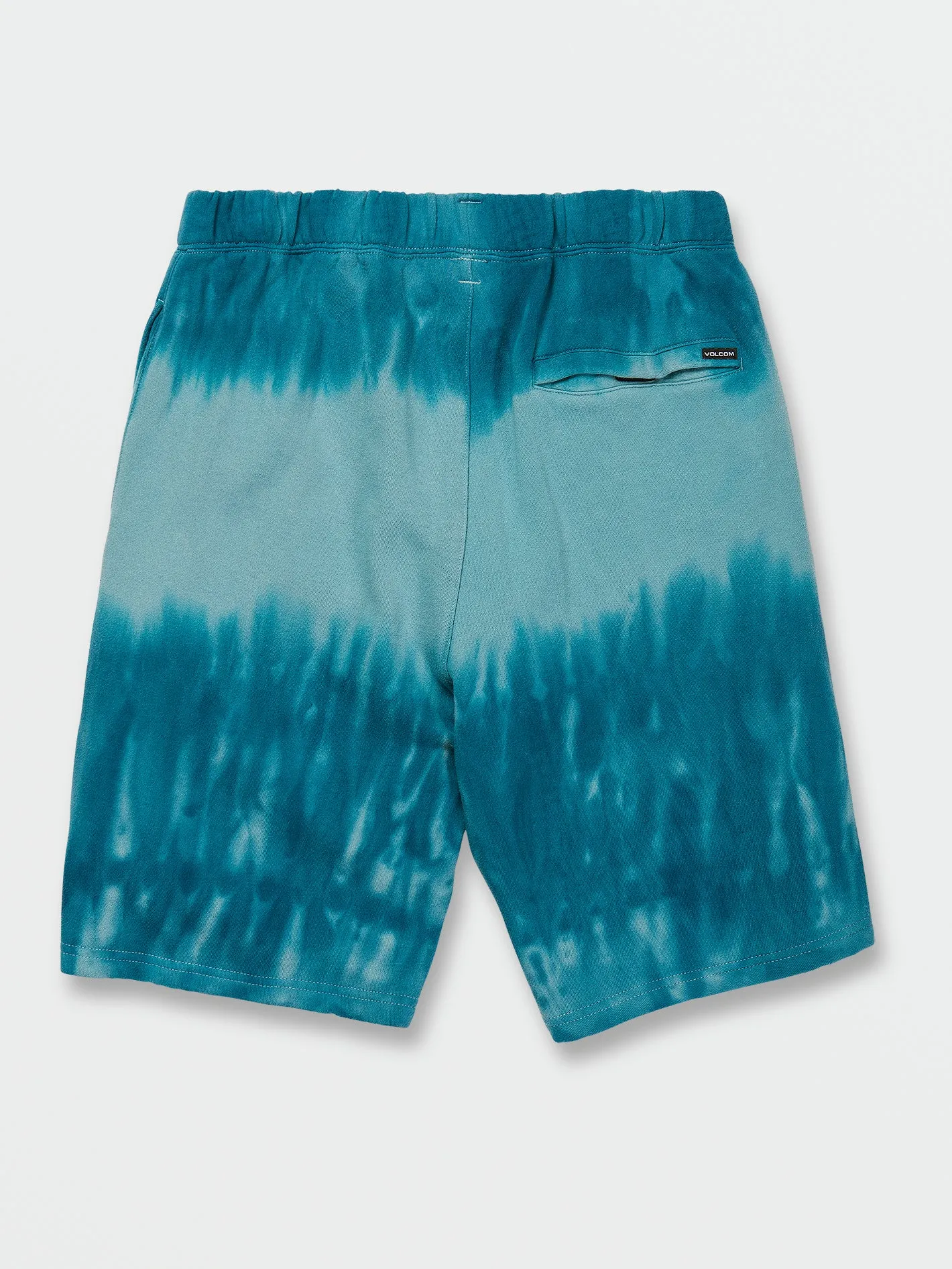 Iconic Stone Plus Elastic Waist Fleece Shorts - Coastal Blue