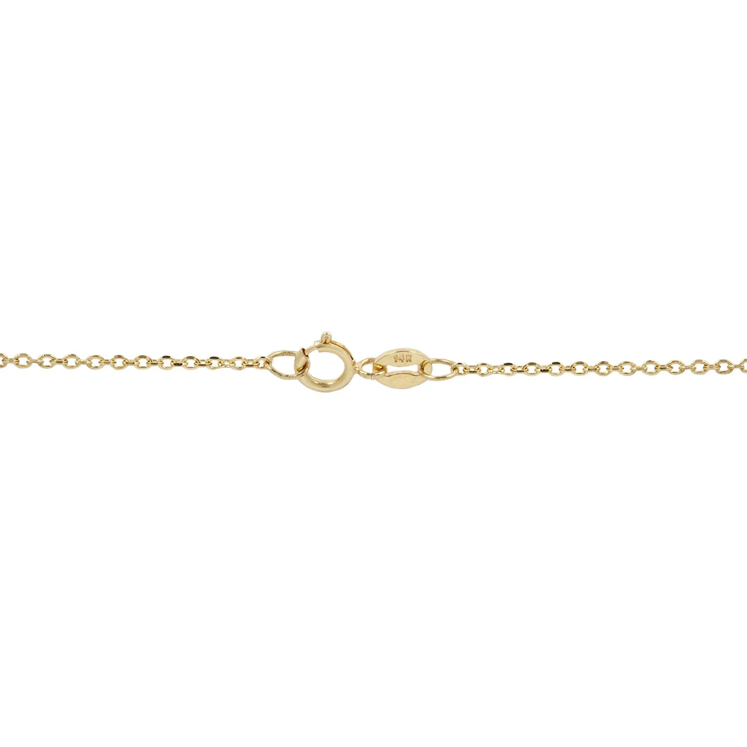 II Mixed Diamond Oval Necklace