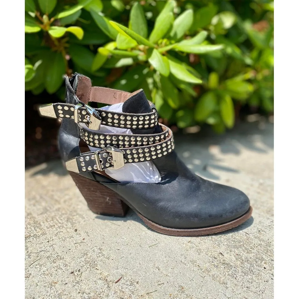 Jeffrey Campbell Studded Cutout Booties - Size 9.5