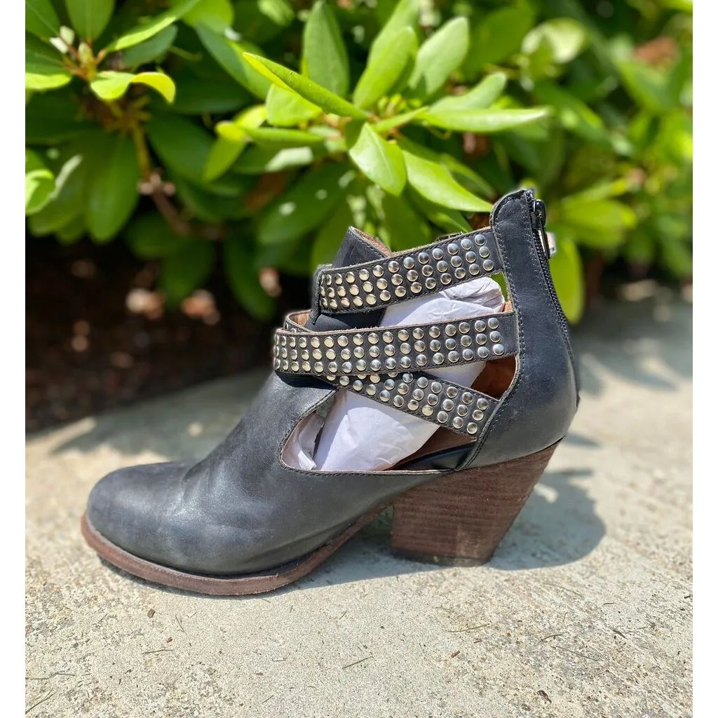 Jeffrey Campbell Studded Cutout Booties - Size 9.5