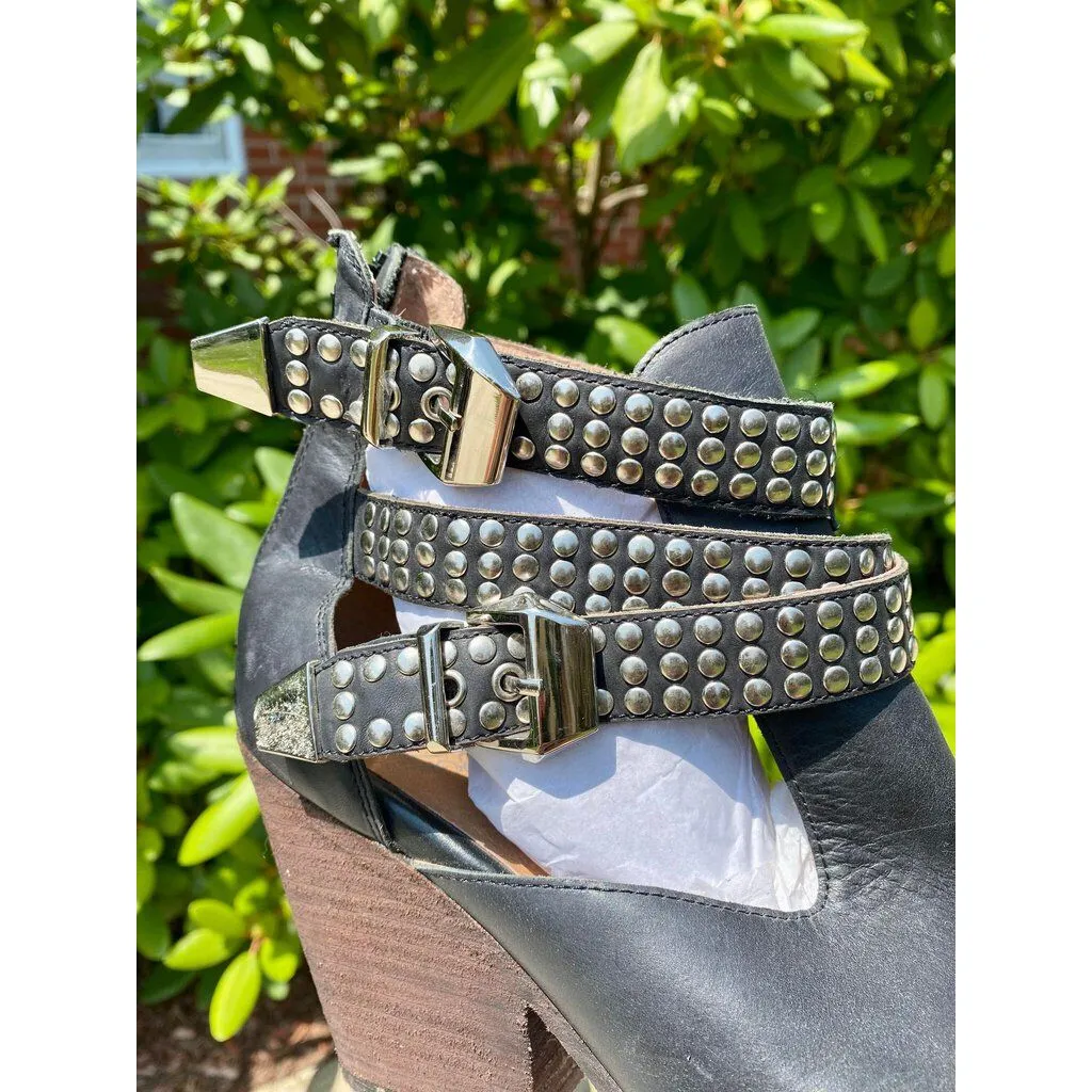 Jeffrey Campbell Studded Cutout Booties - Size 9.5