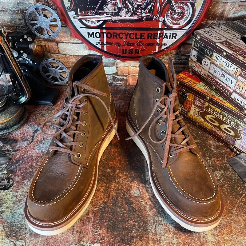 Men's 1907 Moc Toe Leather Boots