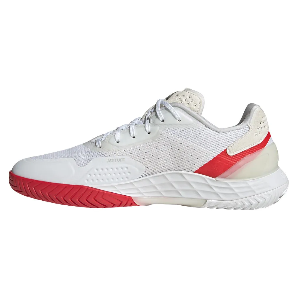 Men`s Defiant Speed 2 Tennis Shoes White and Pure Ruby