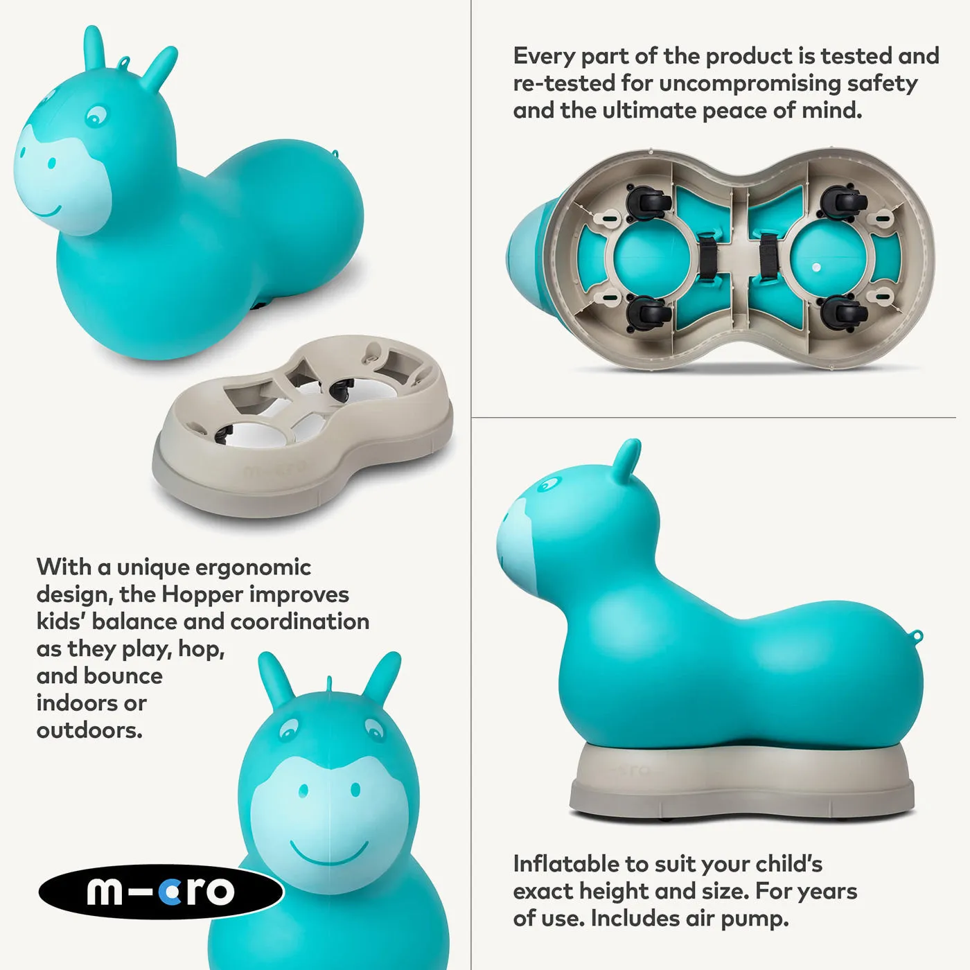 Micro Scooters Air Hopper - Aqua