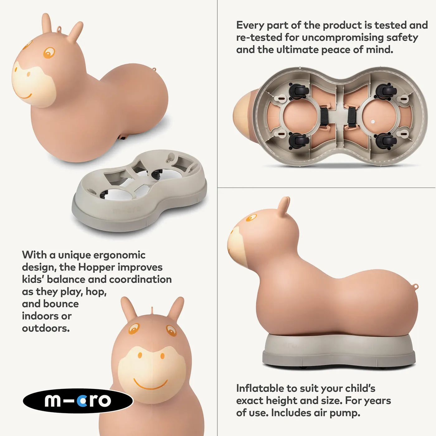 Micro Scooters Air Hopper - Mocha