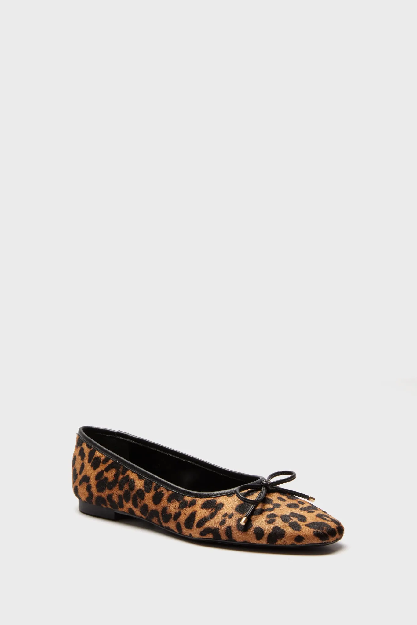 Natural and Black Arissa Flats