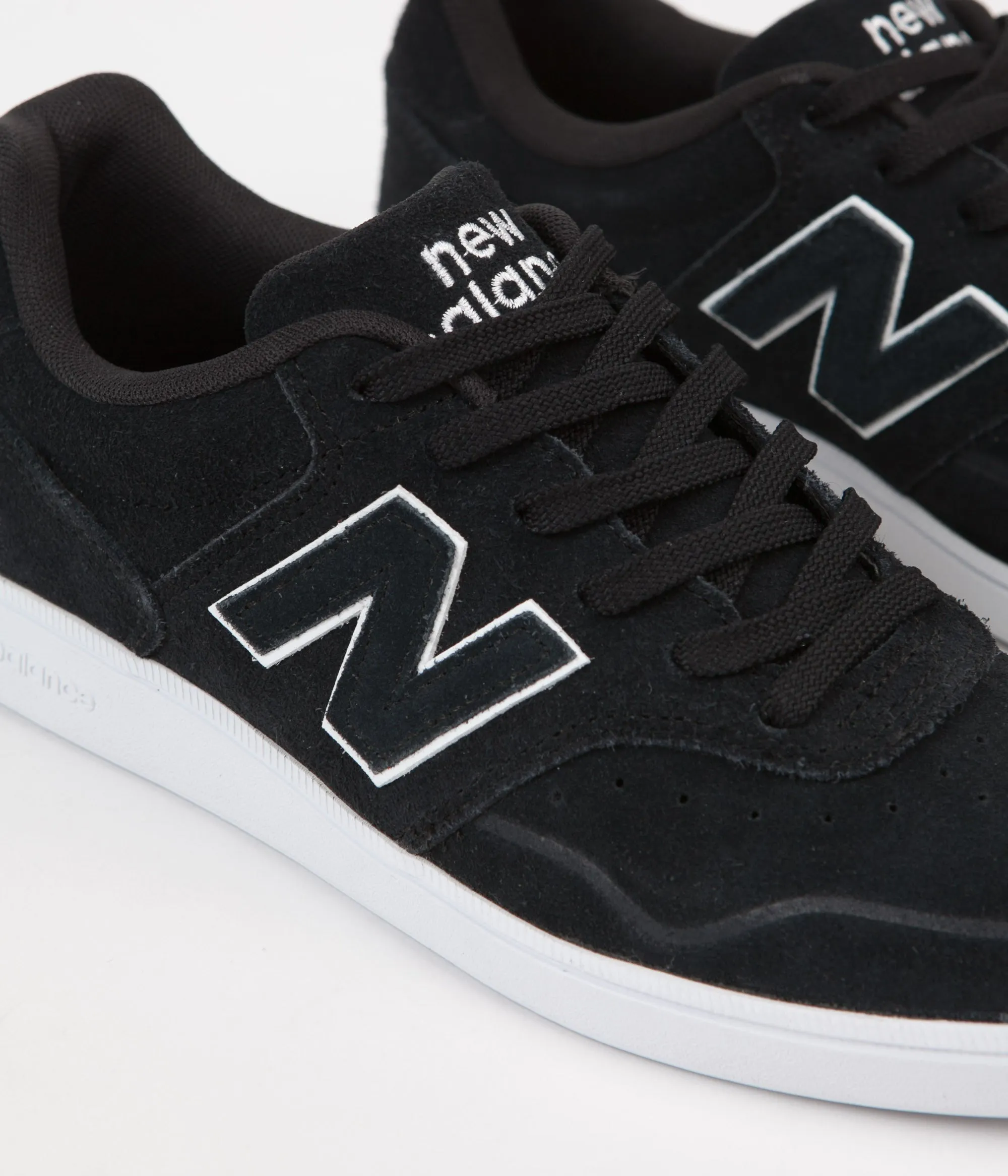 New Balance 288 Suede Shoes - Black / White