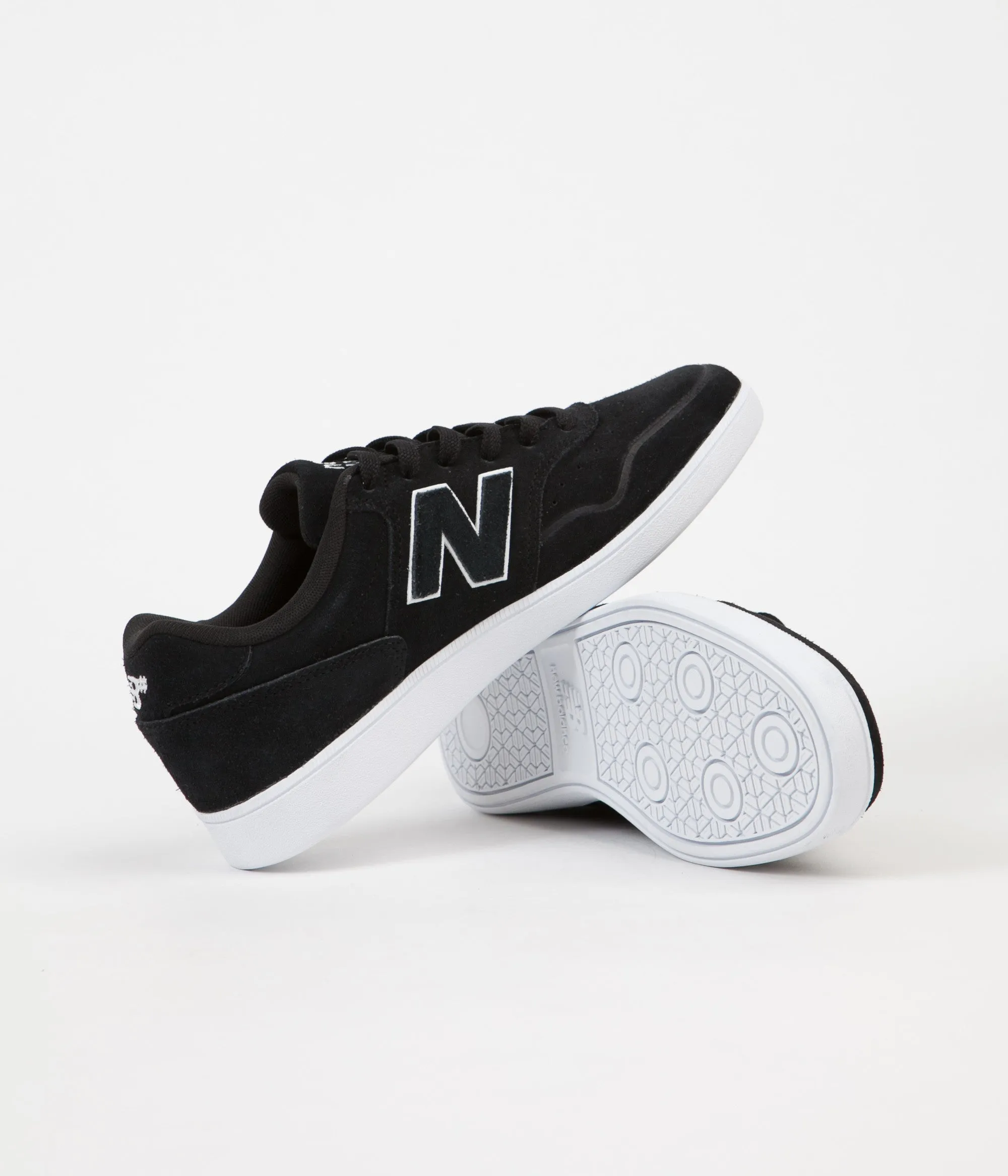 New Balance 288 Suede Shoes - Black / White