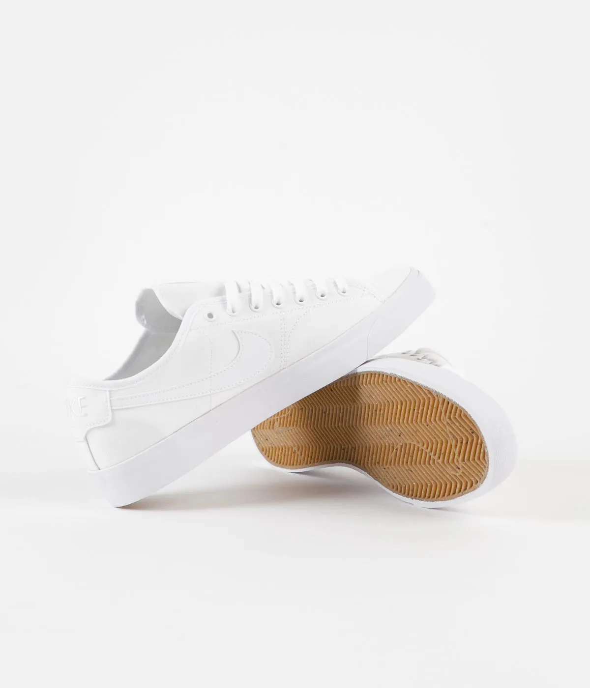 Nike SB Blazer Court Shoes - White / White - White - White