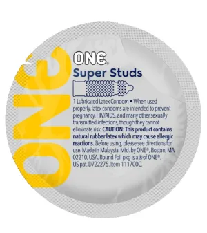 ONE Super Studs condoms