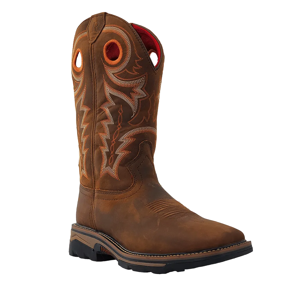 'R. Watson' Men's 12" Western EH SR Steel Toe - Hazel Bay