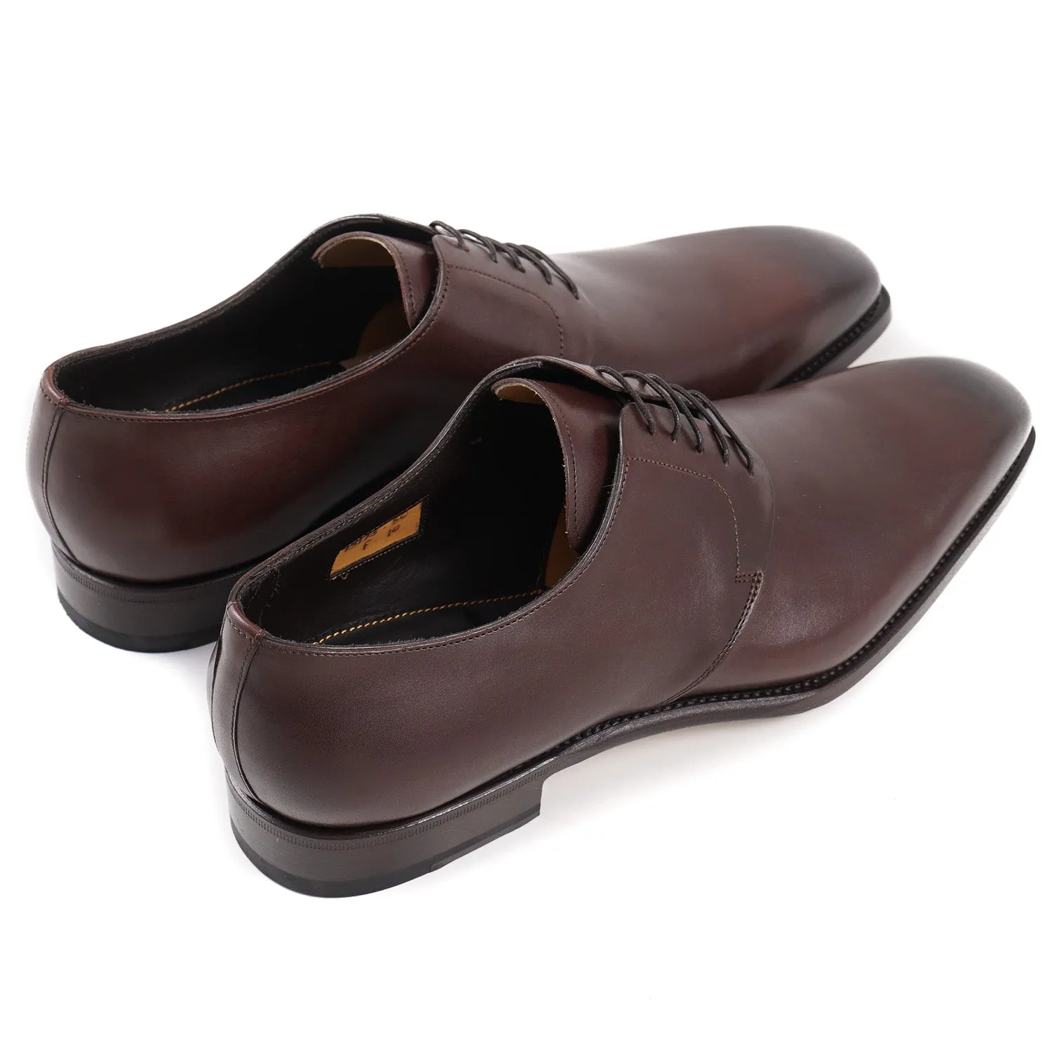 Santoni Goodyear-Welt Derby in Brown