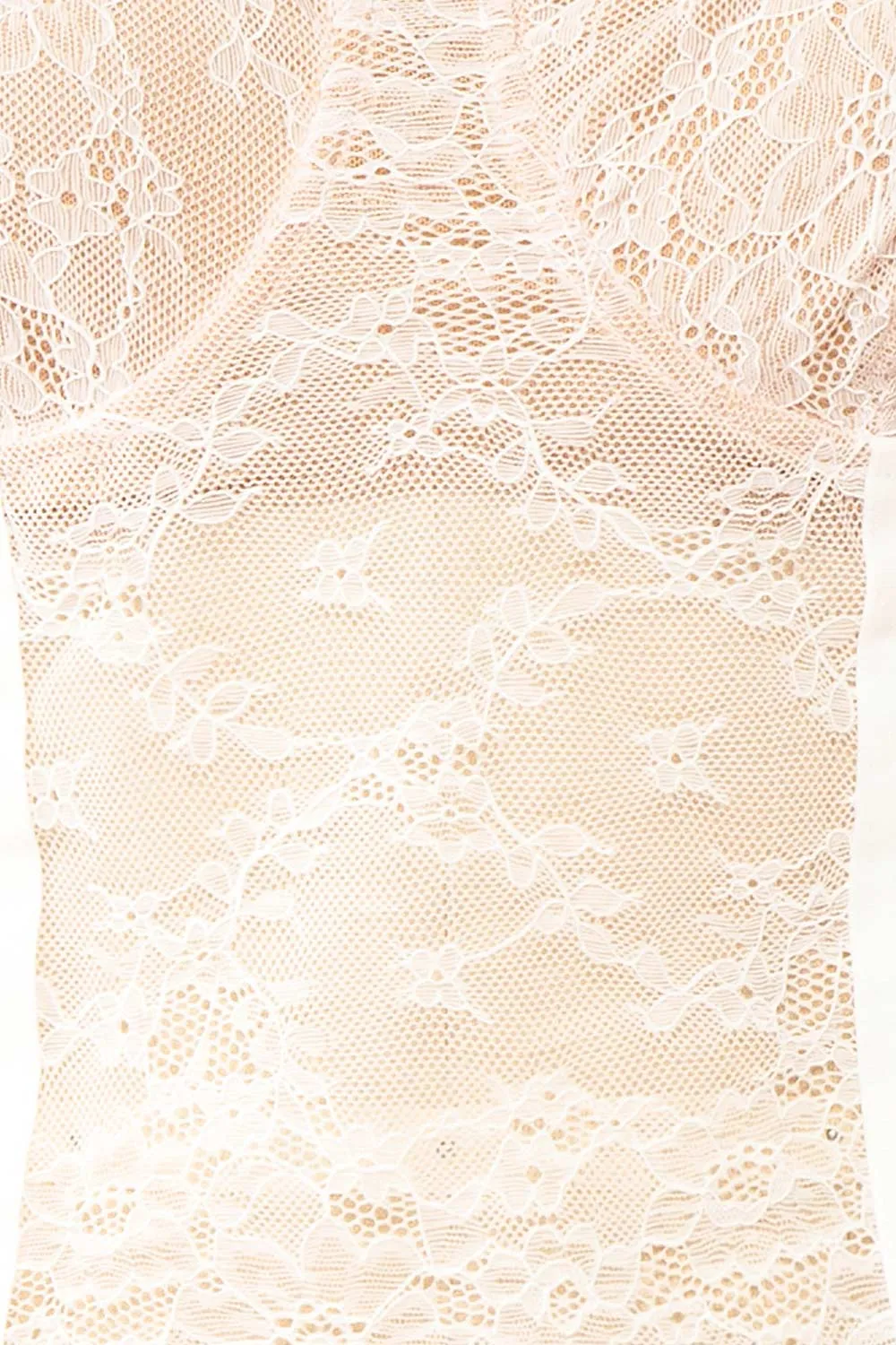Sheila | White Lingerie Style Lace Top