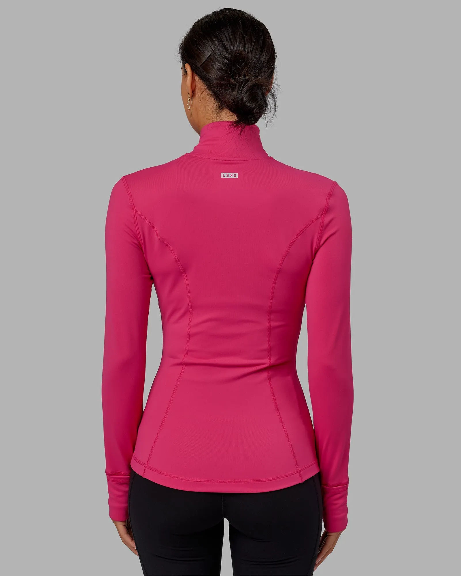 Stride Zip Through Jacket - Boysenberry