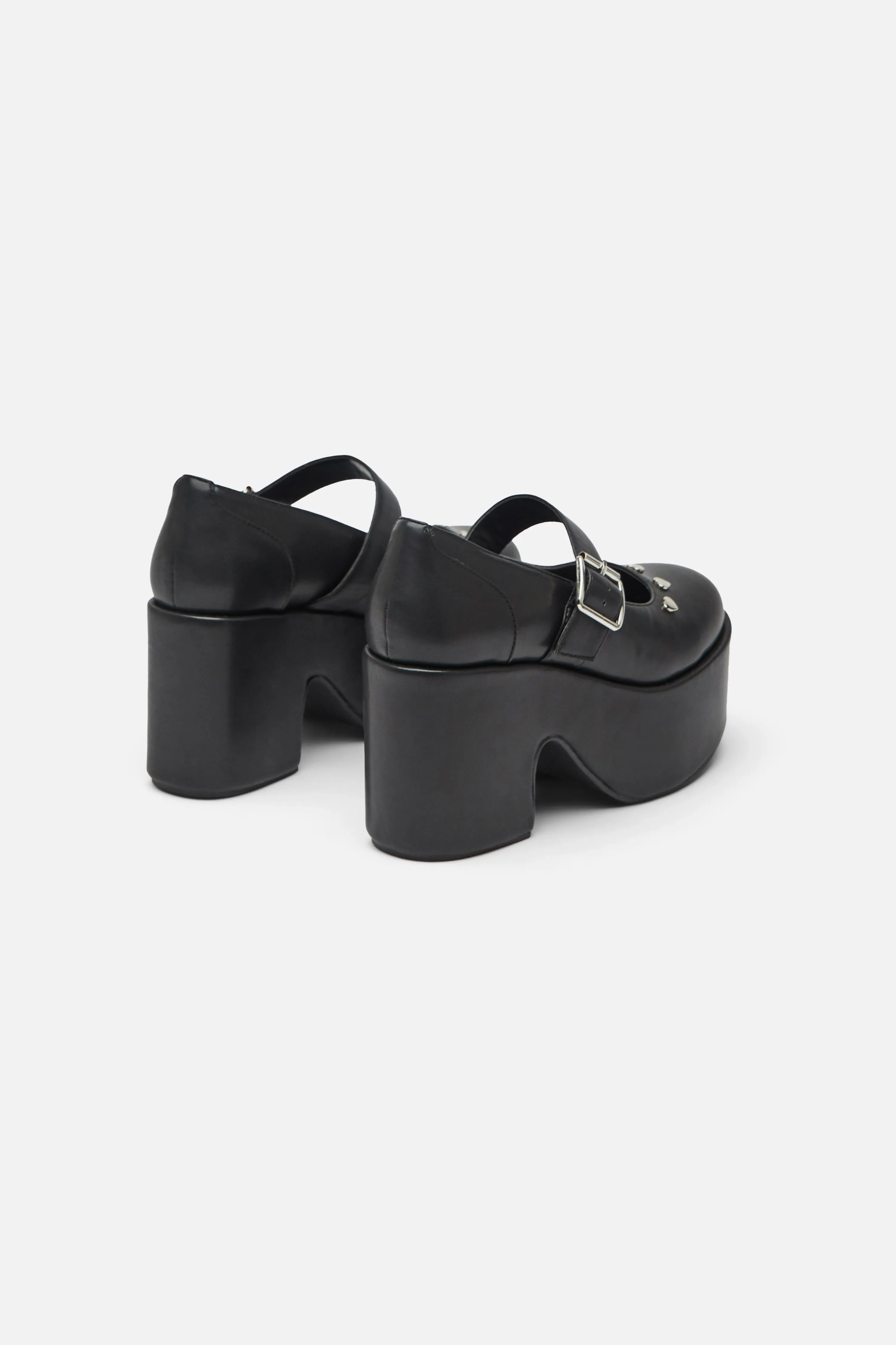 Studded Heart Mary Jane