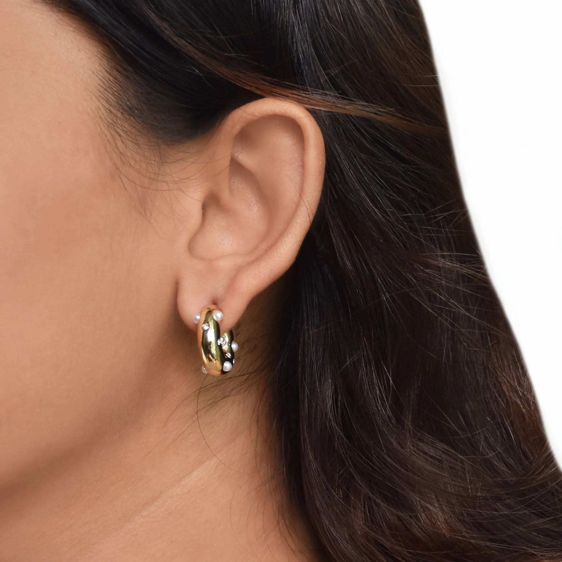 Studded Tiny Earrings