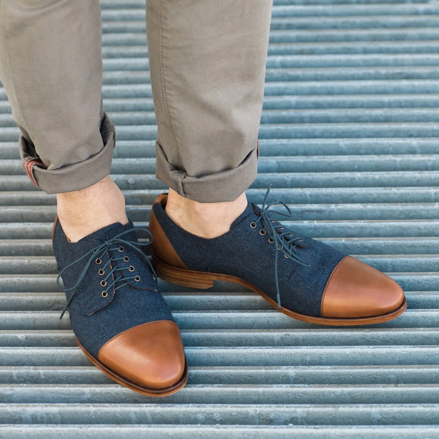 The Jack Shoe in Navy