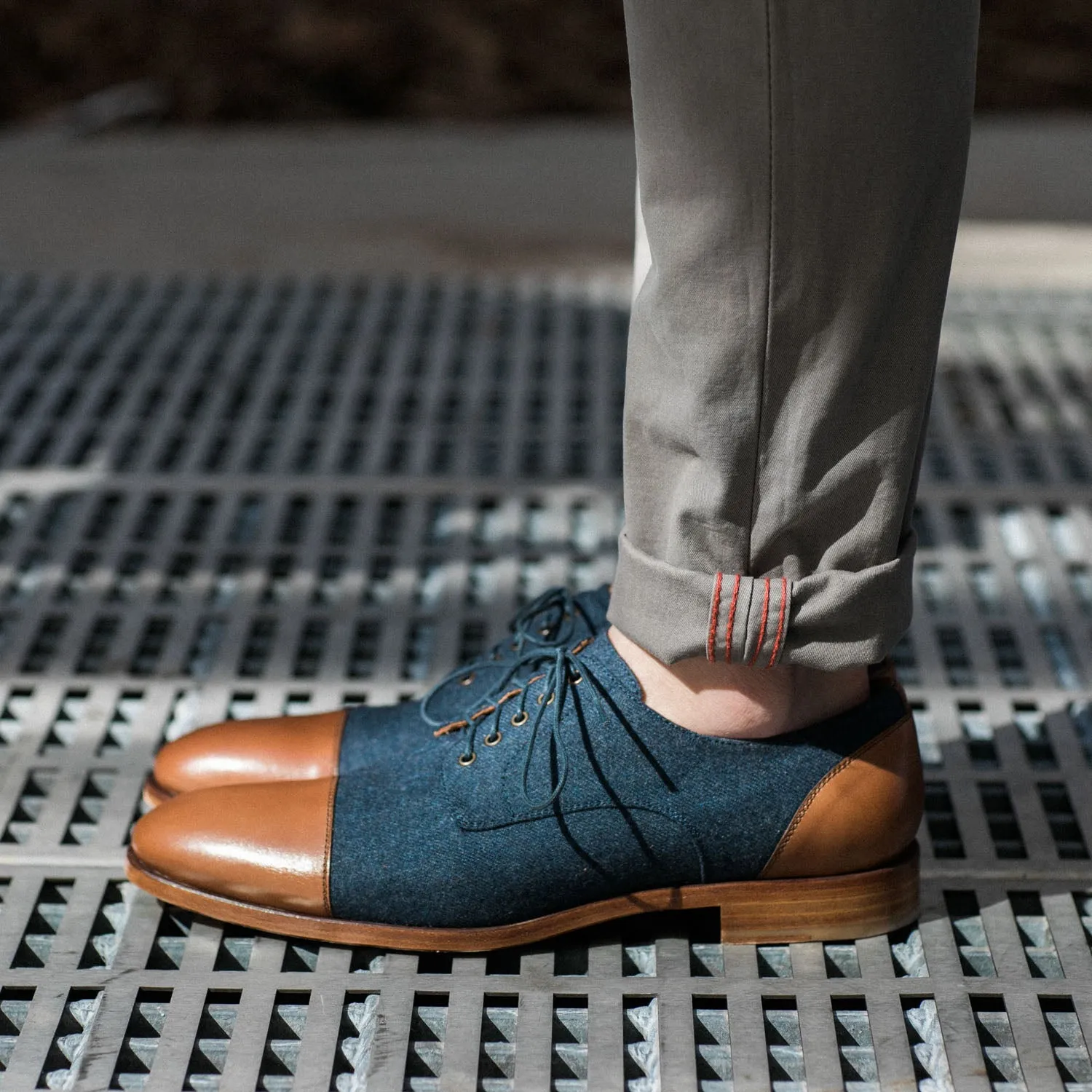 The Jack Shoe in Navy