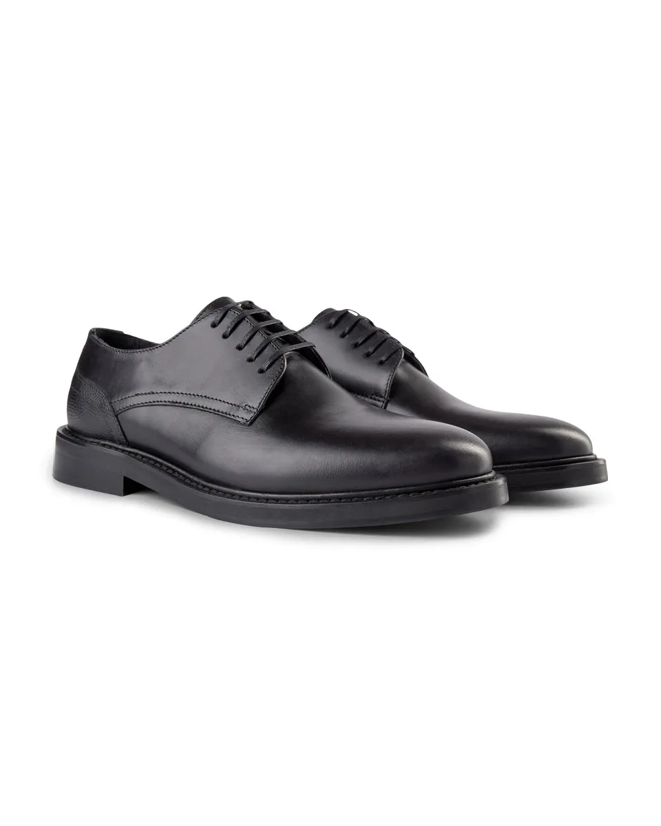 Trent Læder Derby - BLACK