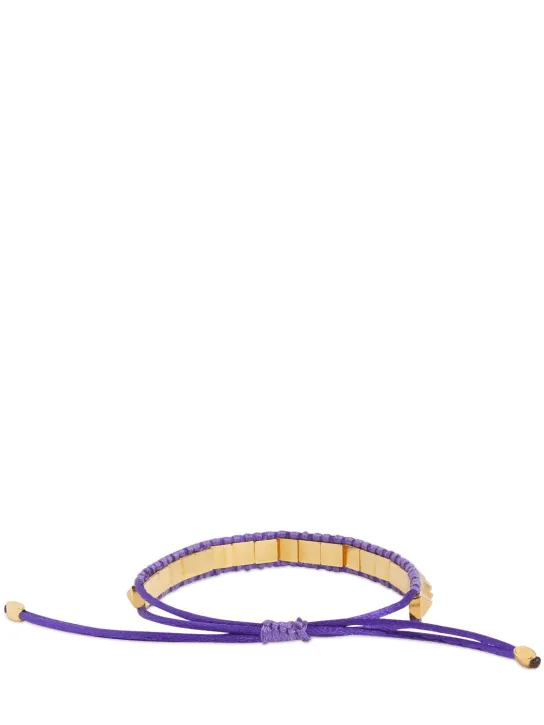 Valentino Garavani   Multi rockstud cord bracelet 