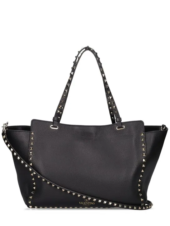 Valentino Garavani   Rockstud medium leather tote bag 