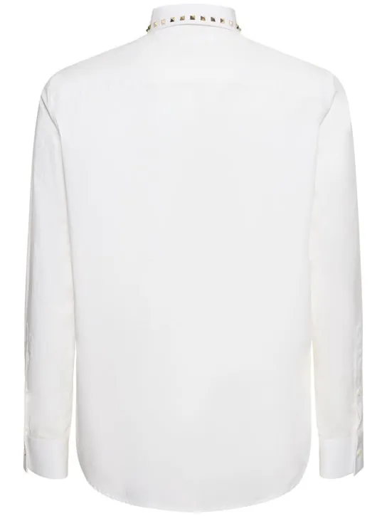 Valentino   Studded classic cotton shirt 