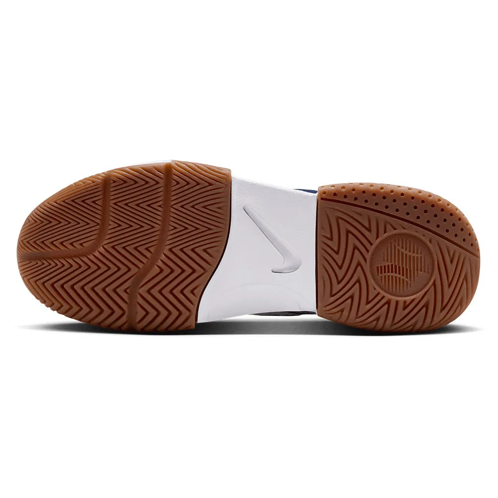 Women`s Court Lite 4 Tennis Shoes Summit White and Binary Blue
